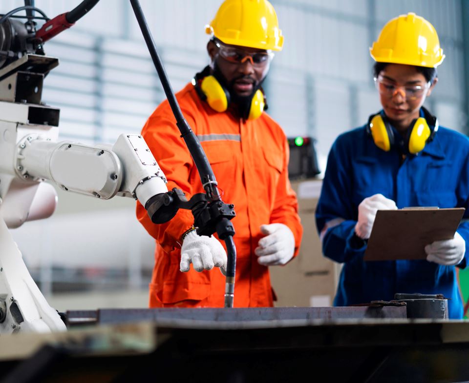 engineers robotic arm